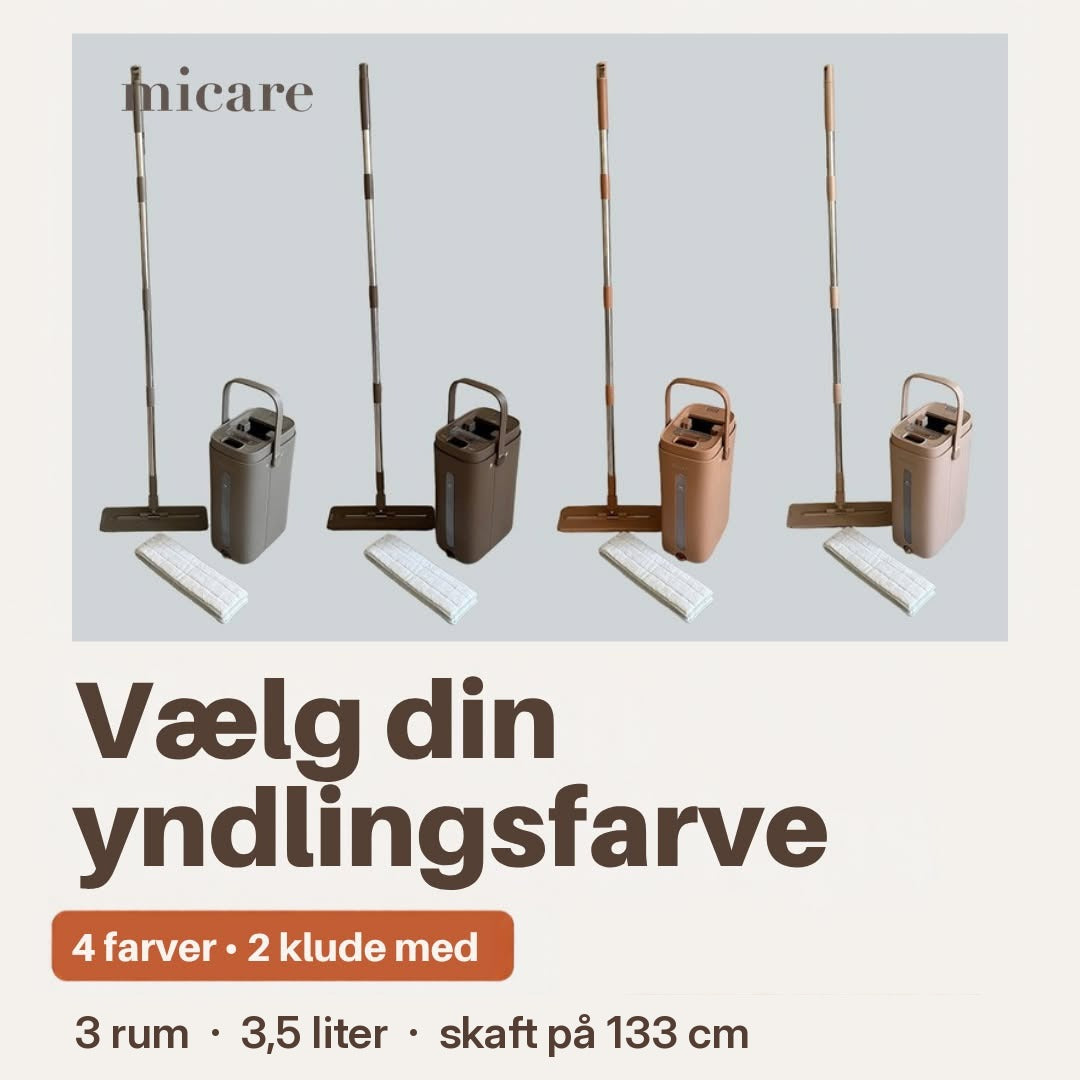 FreshMop i 4 farver: Nordic Beige, Mocha, Terracotta og Soft Sand